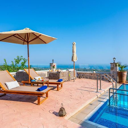 New Villa Kantifes 4 Families Or Couples With Private Pool & Bbq Kirianna 외부 사진
