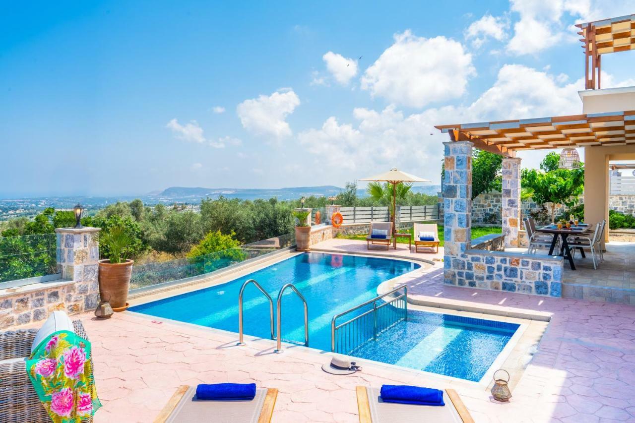 New Villa Kantifes 4 Families Or Couples With Private Pool & Bbq Kirianna 외부 사진