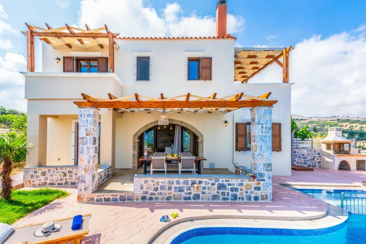 New Villa Kantifes 4 Families Or Couples With Private Pool & Bbq Kirianna 외부 사진