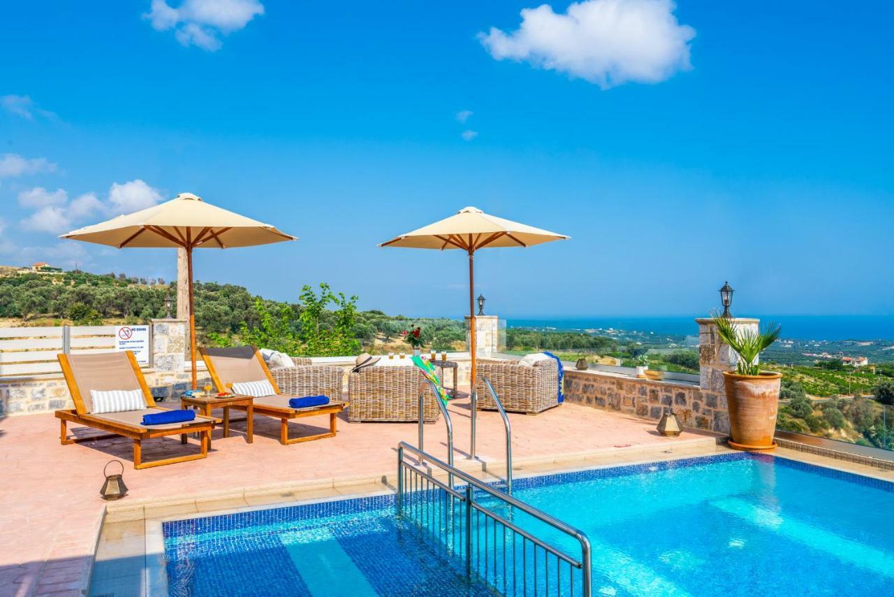 New Villa Kantifes 4 Families Or Couples With Private Pool & Bbq Kirianna 외부 사진