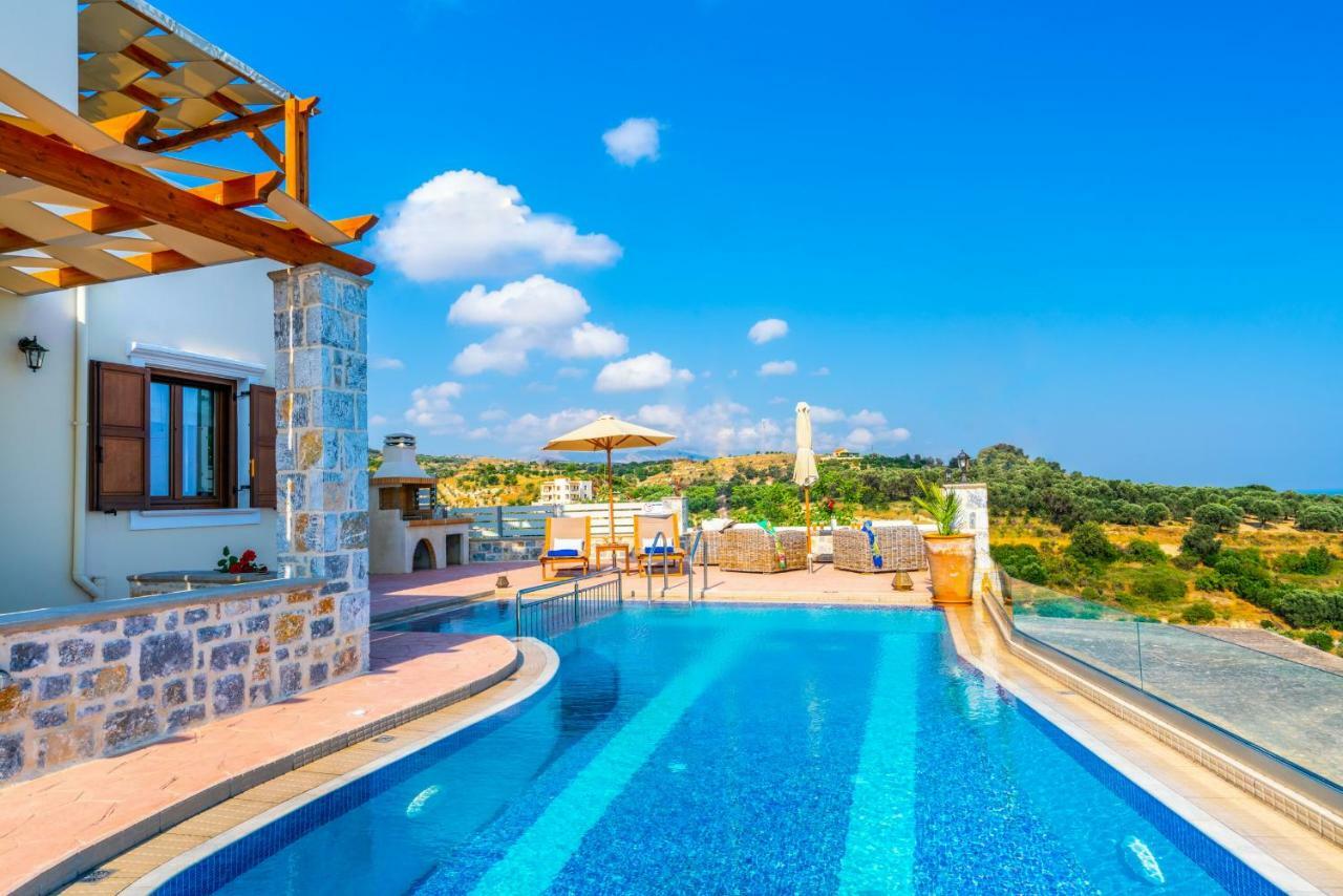 New Villa Kantifes 4 Families Or Couples With Private Pool & Bbq Kirianna 외부 사진
