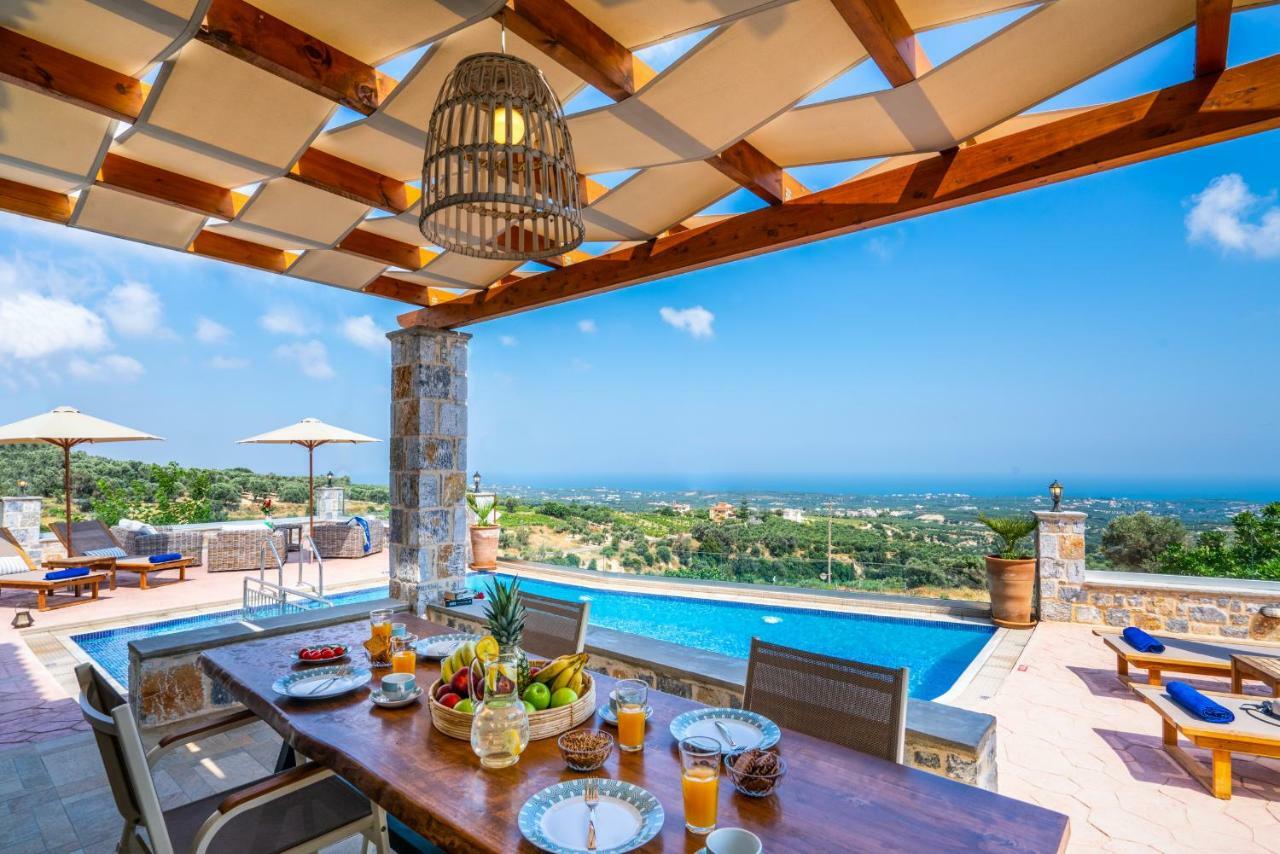 New Villa Kantifes 4 Families Or Couples With Private Pool & Bbq Kirianna 외부 사진