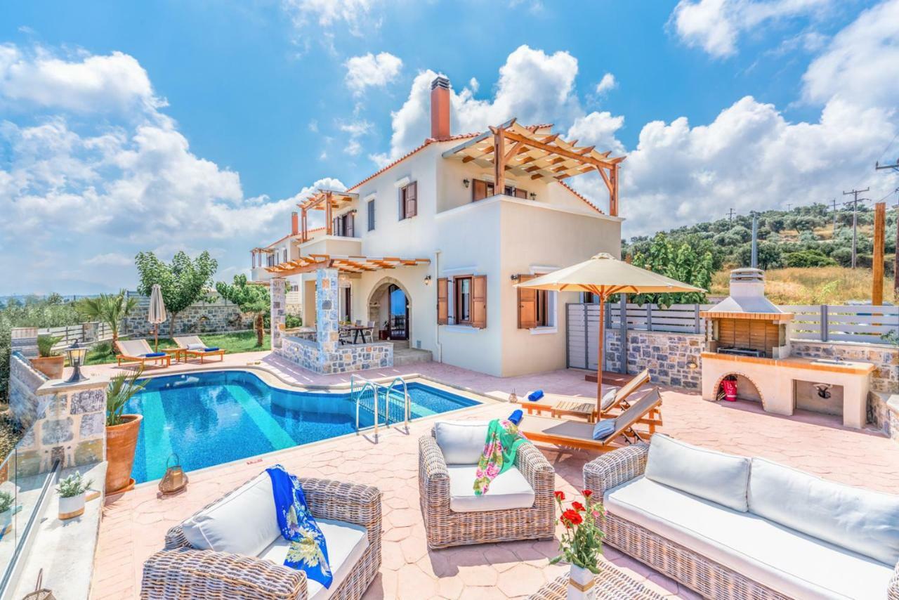 New Villa Kantifes 4 Families Or Couples With Private Pool & Bbq Kirianna 외부 사진