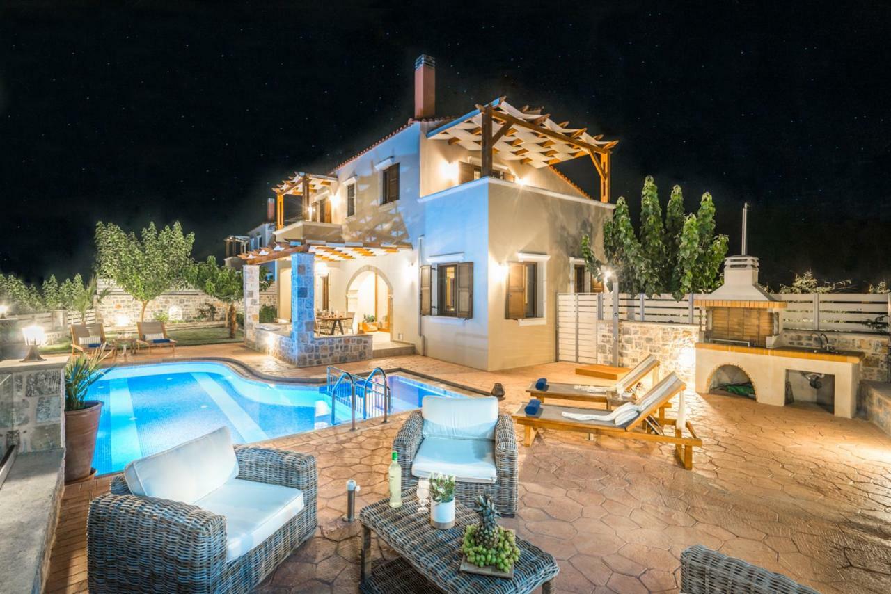 New Villa Kantifes 4 Families Or Couples With Private Pool & Bbq Kirianna 외부 사진